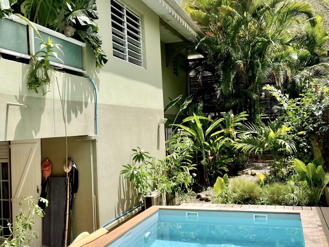 Location Villa 3 chambres Trois Ilets  - vue jardin